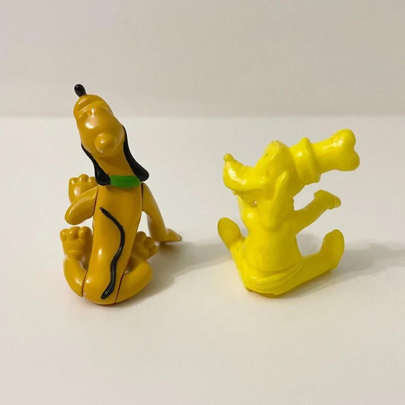Vintage Disney Figures Lot of 6 Goofy and Pluto Toys - Picture 4 of 16